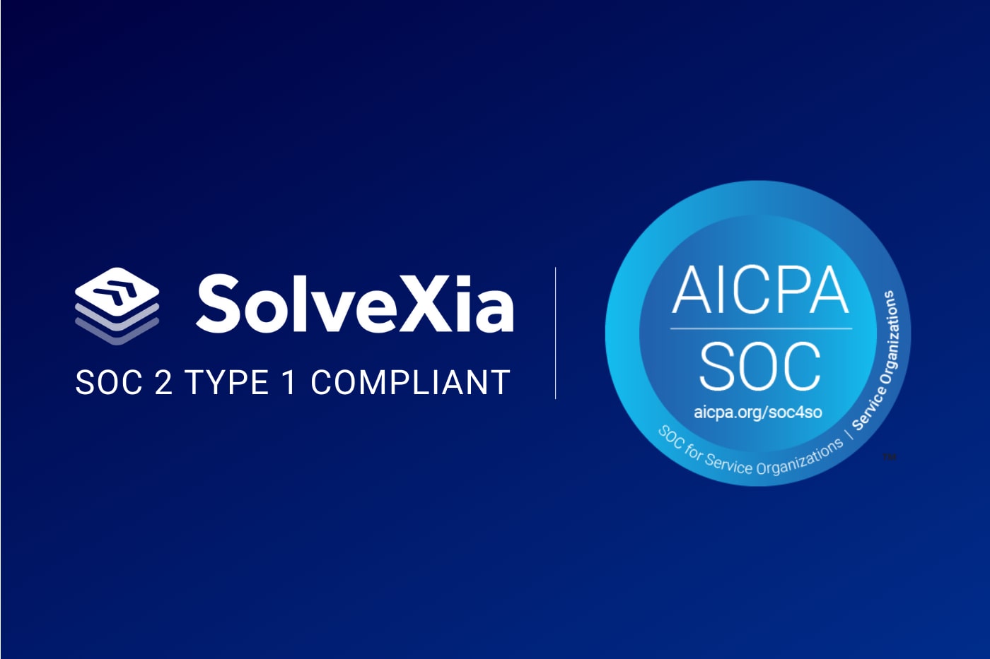 SolveXia agora tem certificação SOC 2